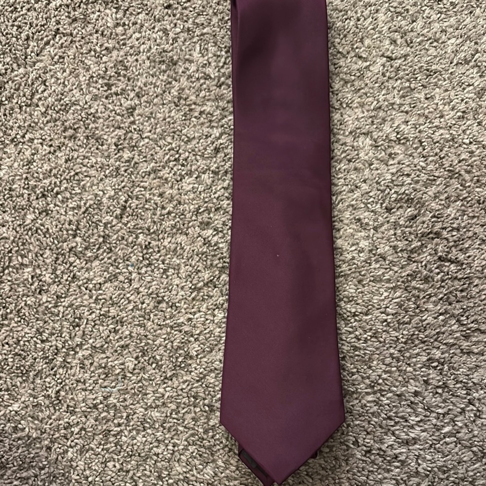 Elegant Burgundy Tie